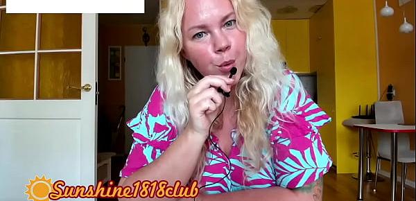  ASMR Twitch webcam recorded sucking cherry lips Angela webcam cb July 2nd